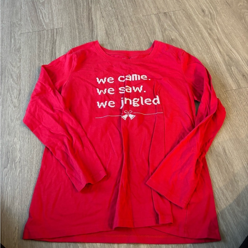Red Women's Pajama Top